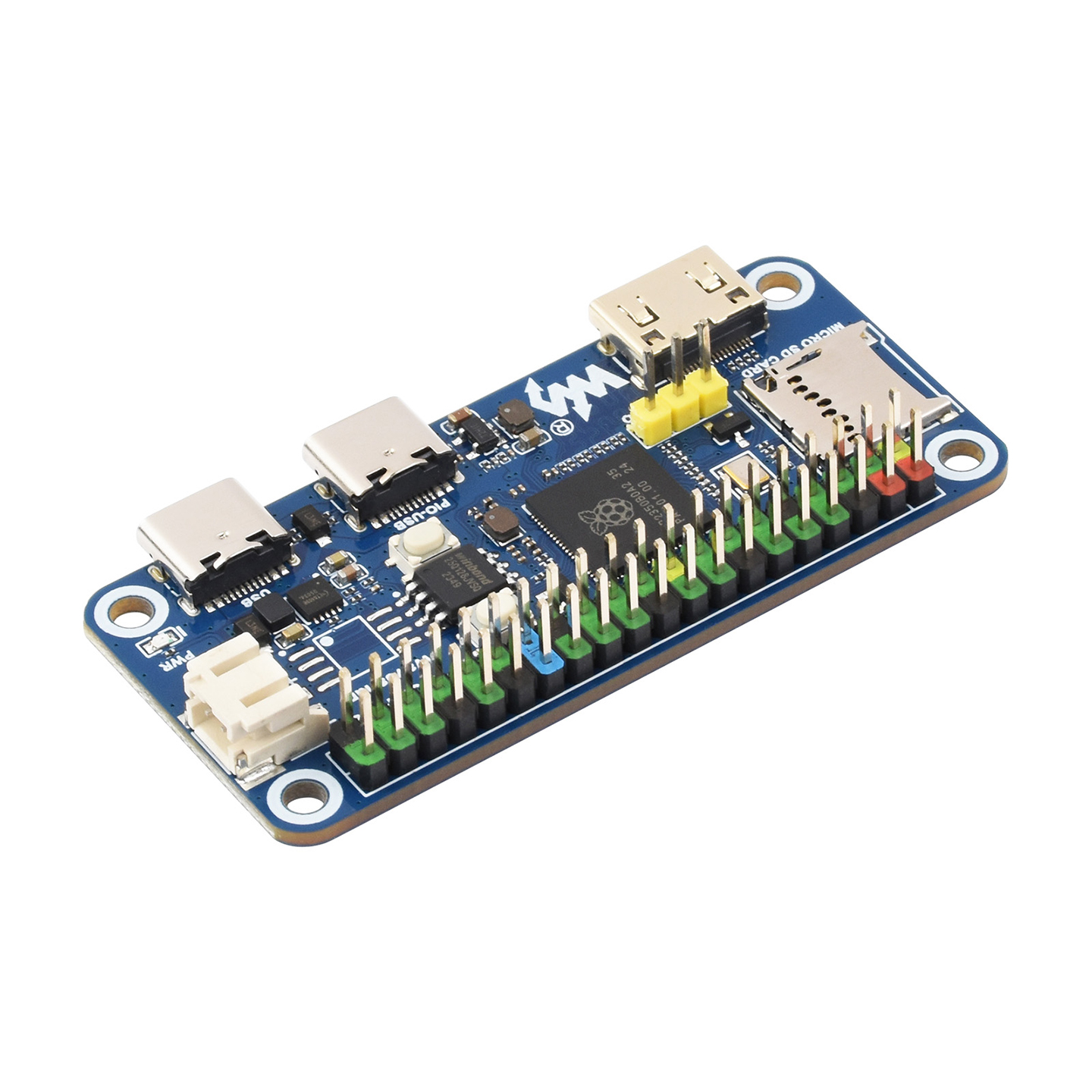 Waveshare RP2350-PiZero Develo - огляд і ціна Turing Pi 2